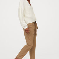 Rib-knit cardigan