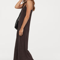 Linen-blend jumpsuit