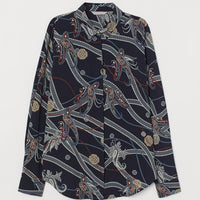 Long-sleeved blouse