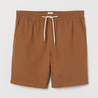 Elasticated cotton shorts