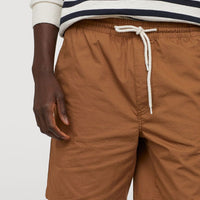 Elasticated cotton shorts
