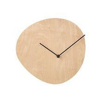 Wall clock birch plywood