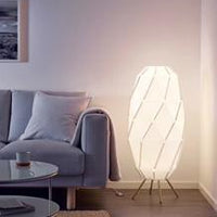 Floor lamp with LED bulb